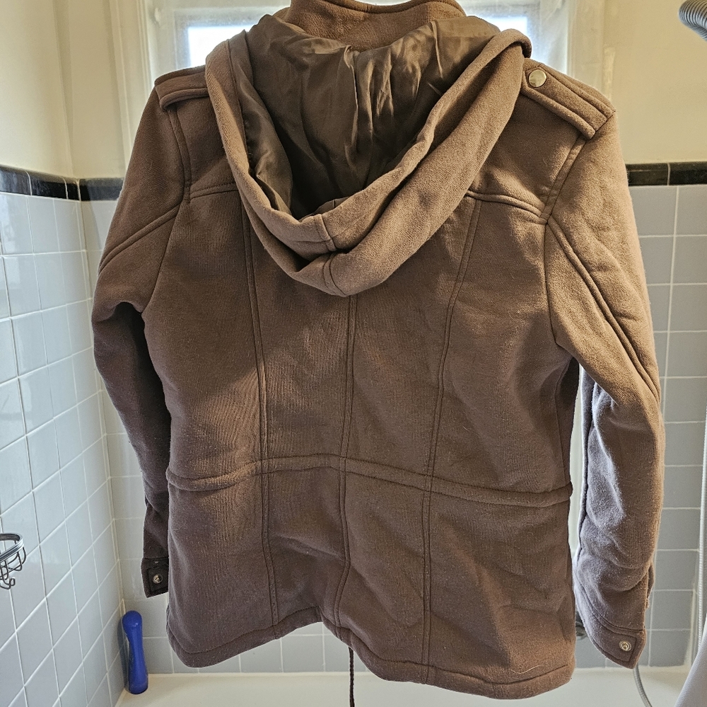 BONGO Grey Hoodie Medium weight jacket women's XL winter 2019